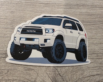 Toyota Sequoia Off roader Sticker 4 inches.