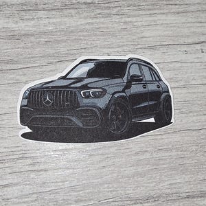Mercedes GLE63 AMG Sticker 4 inches.