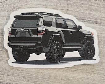 Toyota 4Runner Off roader Sticker 4 inches.