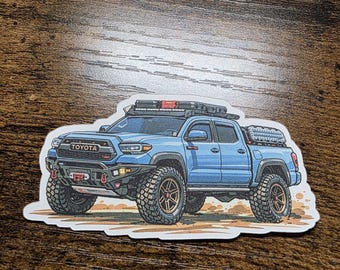 Toyota Tacoma Off roader Sticker 4 inches.