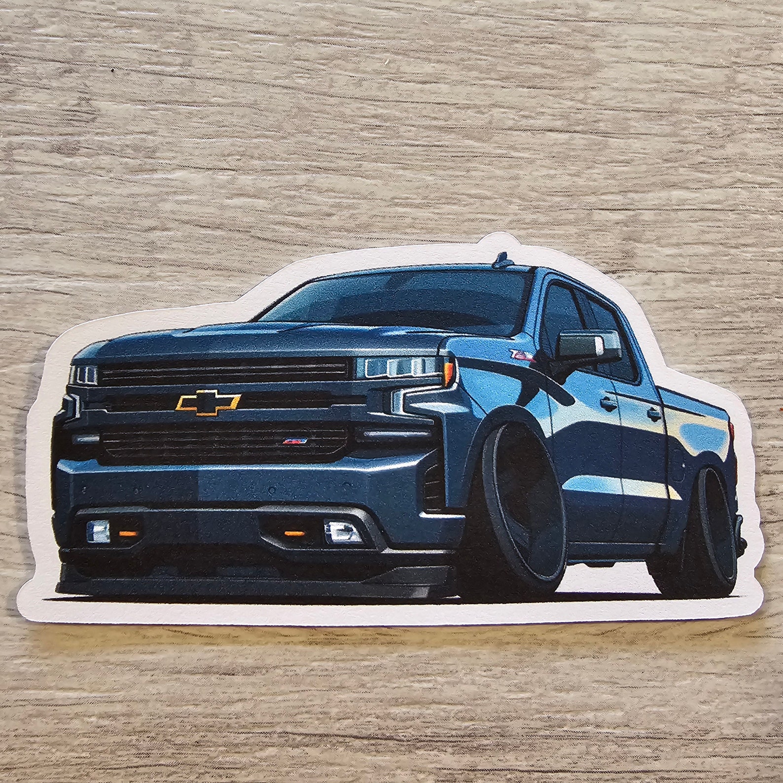 Chevy Silverado Lowered Sticker 4 Inches. - Etsy