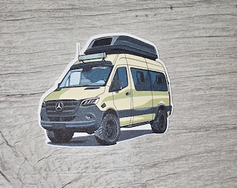 Mercedes Sprinter Offroad Sticker 4 inches.