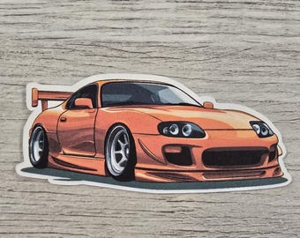 MK4 Toyota Supra Sticker 4 inches.