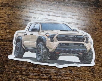 Toyota Tacoma Off roader Sticker 4 inches.