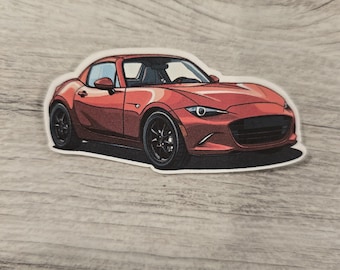 Mazda Miata MX-5 Sticker 4 inches.