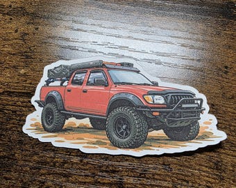 Toyota Tacoma Off roader Sticker 4 inches.