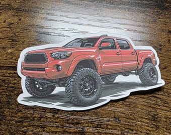 Toyota Tacoma Off roader Sticker 4 inches.