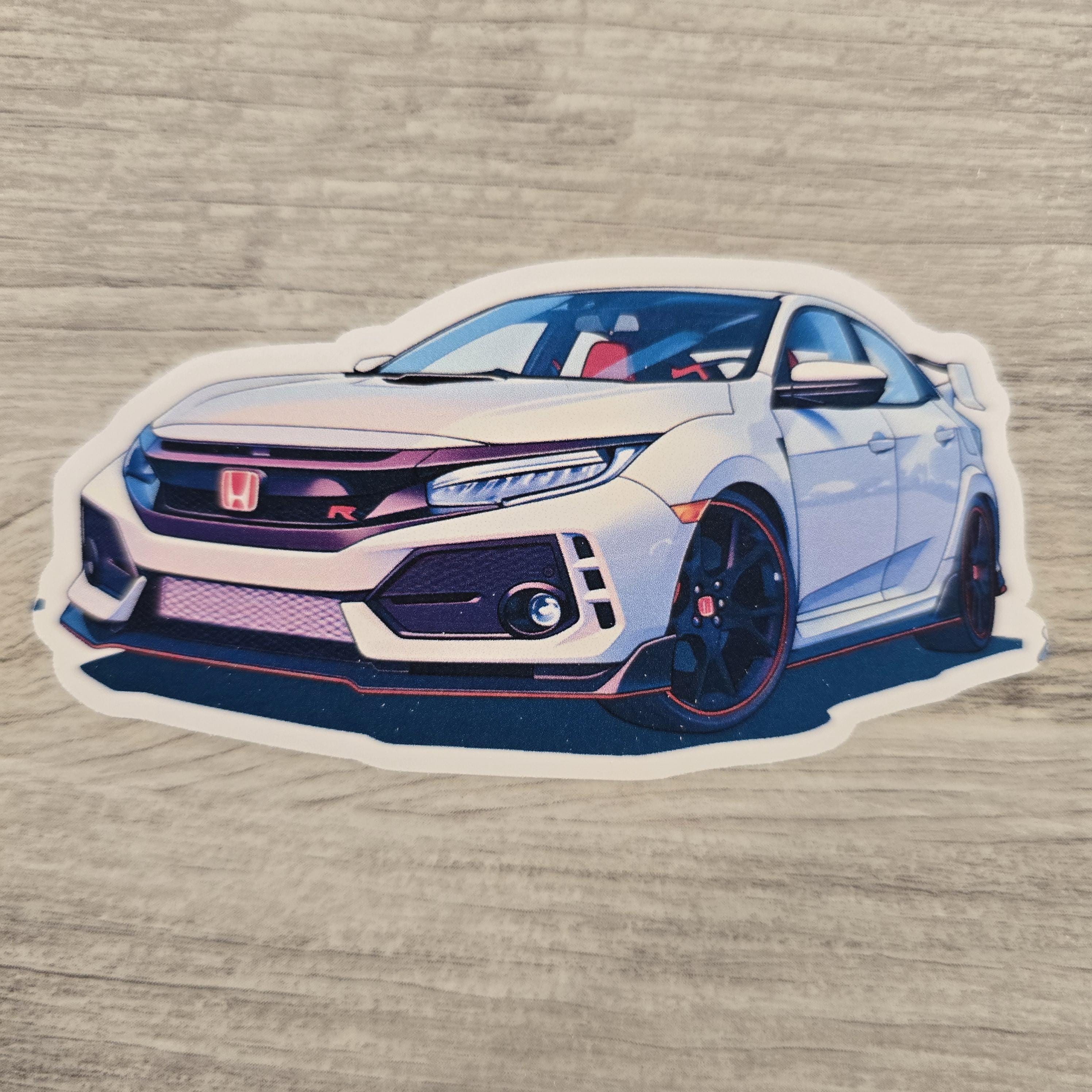Decus Civic Type R Japan XL 1198 (Black) // OEM JDM Style Vinyl