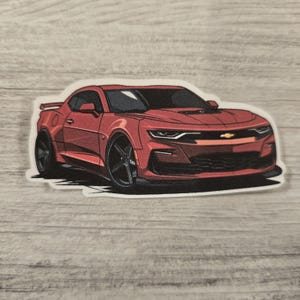 Chevrolet Camaro Sticker 4 inches.