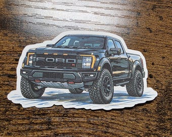 Ford f-150 Raptor Sticker 4 inches.