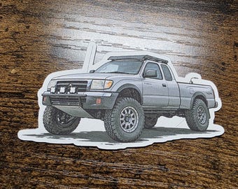 Toyota Tacoma Off roader Sticker 4 inches.