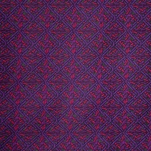 Chianti | Silk Brocade Fabric van de Half Yard, 30 &quot; Breed | Geometrisch, Lattice, Trellis, Keltische Knoop, jaren &#39;80, &#39;90