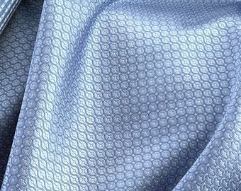 Peppoli | Seidenbrokat Stoff per halber Hof, 31 "oder 50" breit | Strandschnecke | Polka Dots, Geometrisch, Foulard, Pin Dots