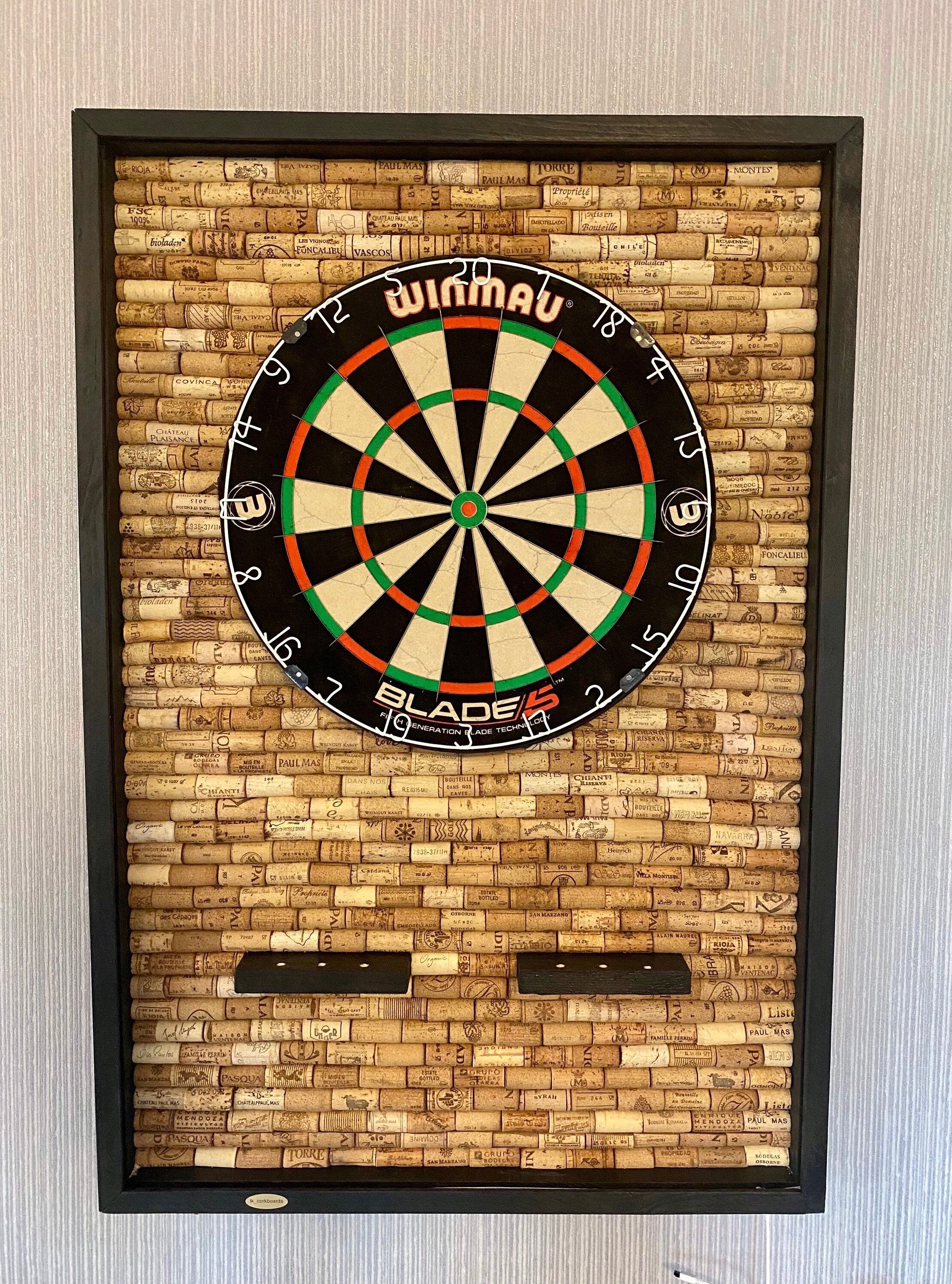 Kork Dart Board Wandschutz / Catchring mit Dartscheibe 