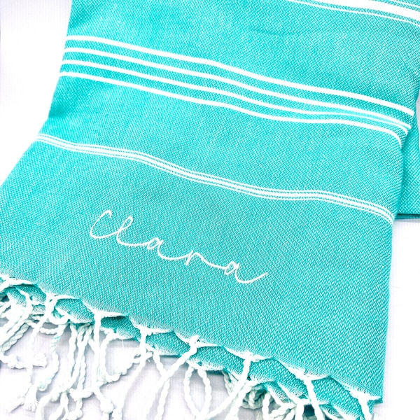 Hammam towel SELMA woven all colors 100% cotton XXL personalized