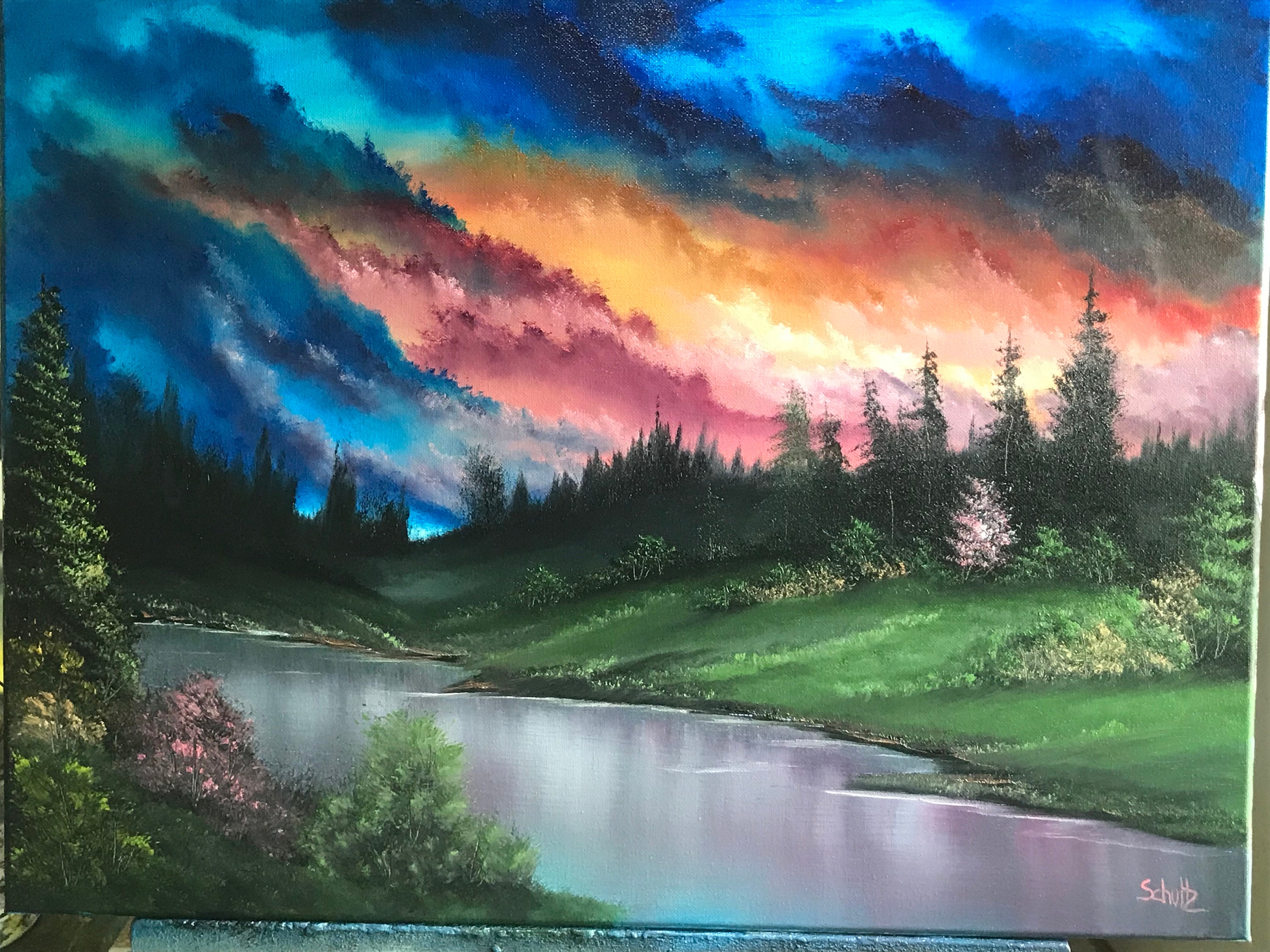 Original oil painting signed by artist on canvas 24x18 Etsy