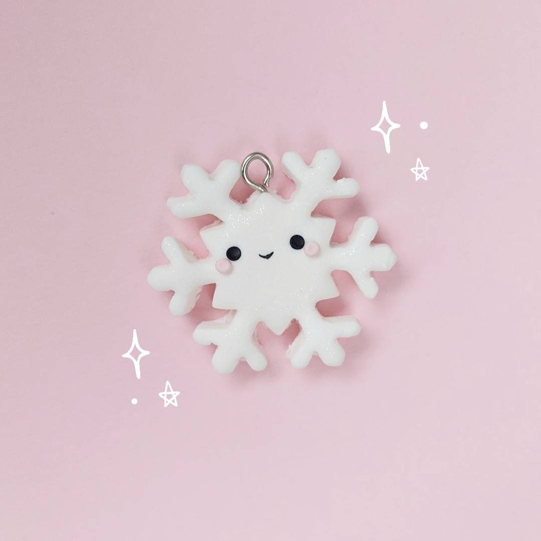 Little Snowflake Pin, Polymer Clay, Handmade, Gift, Accessory, Cute,  Kawaii, Jewellery, Jewelry, Lapel, Badge, Christmas, Holidays, Glitter -  Etsy