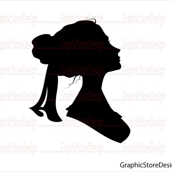 Bride Silhouette, Bride Svg, Woman, Silhouette, Woman Silhouette, Marriage, Marriage Svg, Veil, Veil Svg, Cut File, Vector Illustration