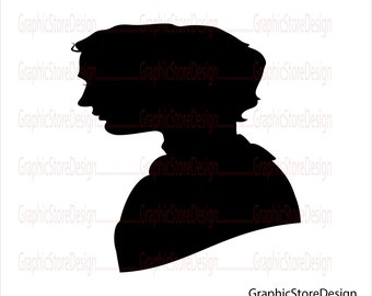 Man Silhouette, Man Svg, Man, Hairstyle Silhouette, Man Portrait Vector Clipart, Outline & Silhouette Drawing Illustration, Shadow Profile