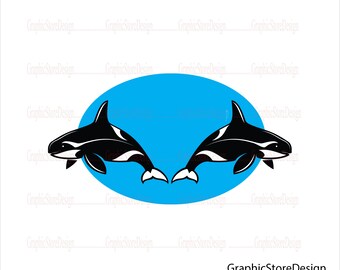 Killer Whales Svg, Killer Whales, Orca Svg, Whales Svg, Orca Killer Whales Svg, Killer Svg, Killer Whales Clipart, Whales Cricut, Png, Svg