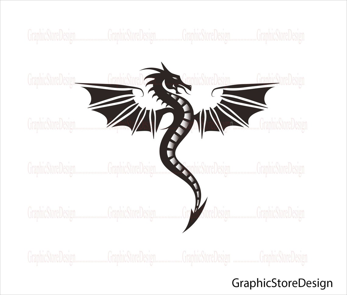 drachen silhouette