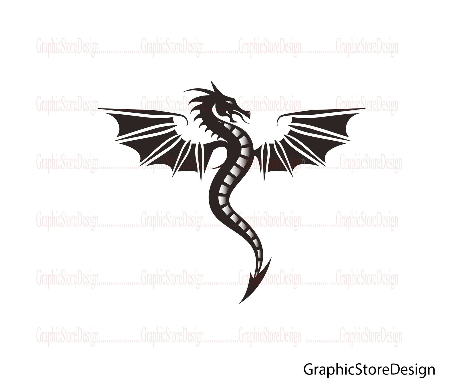 Drachen Schablone Silhouette Drachen Schablone Svg Drachen - Etsy.de