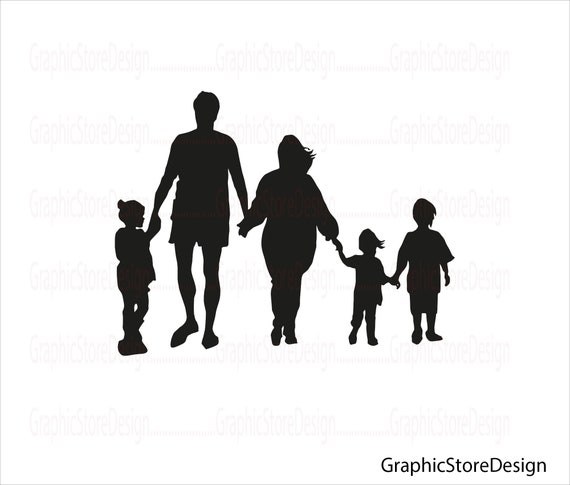 Family Clipart Silhouette