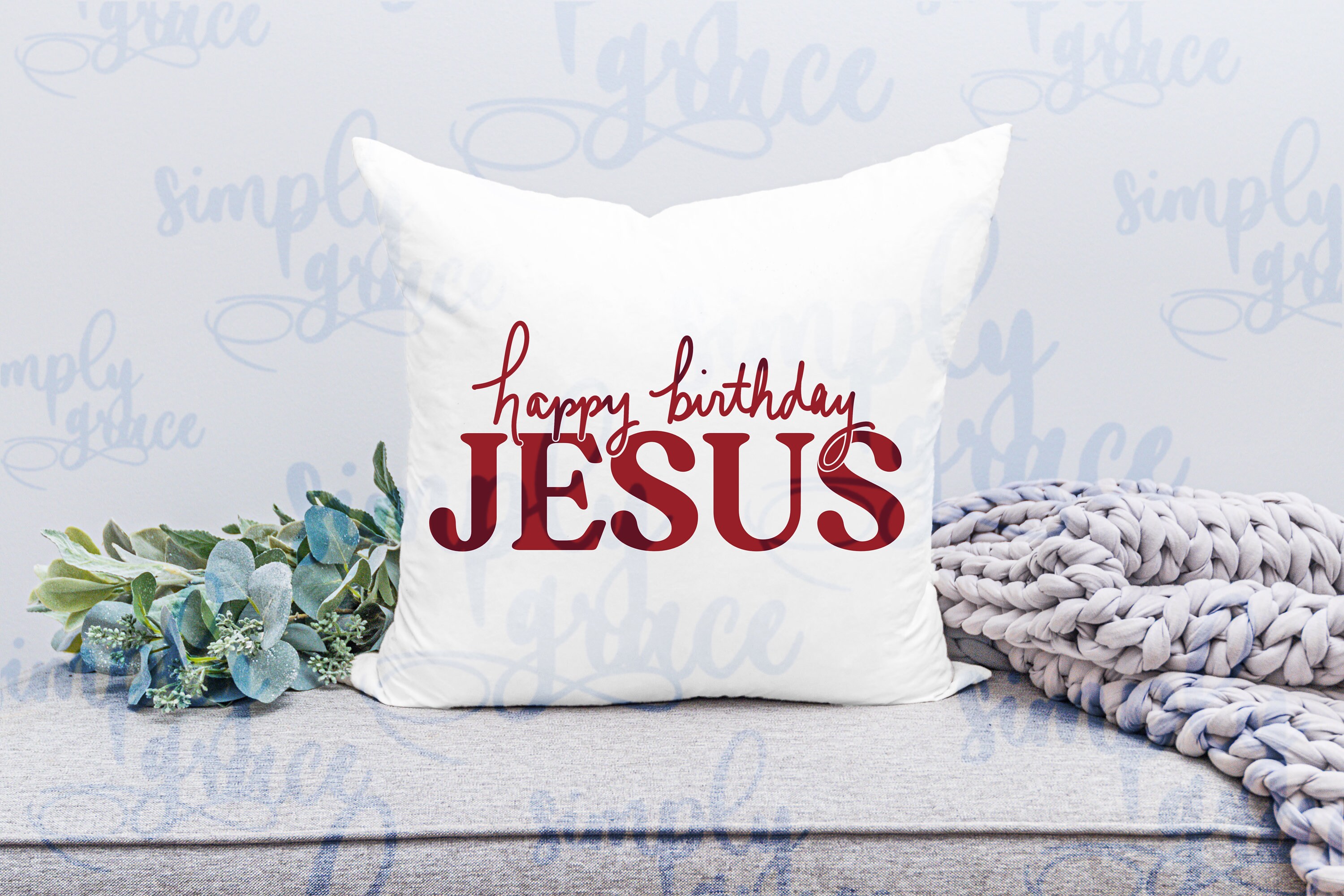 Happy Birthday Jesus PNG File - Etsy