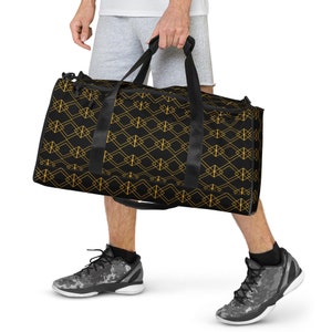 Black Diamond - Designer Fashion Travel Duffle Tas