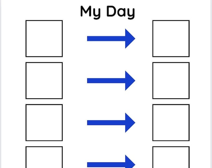 Visual Schedule Digital Download-routine Chart-to Do Chart-speech ...
