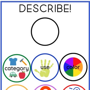 Sprachkonzepte DRUCKBARE Karten für Miniaturobjekte Just Print and Play zur Verwendung mit Trinkets-Logopädie-Miniobjekten