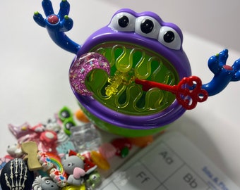 Alphabet Objects Feed the Monster Kit Trinkets Alphabet Mini Objects Speech Therapy Mini Objects Beginning Sound Objects Say and Play Minis