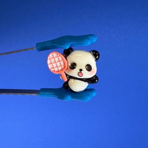 Mini PANDA baratija de tenis Tema deportivo Mini objetos logopedia