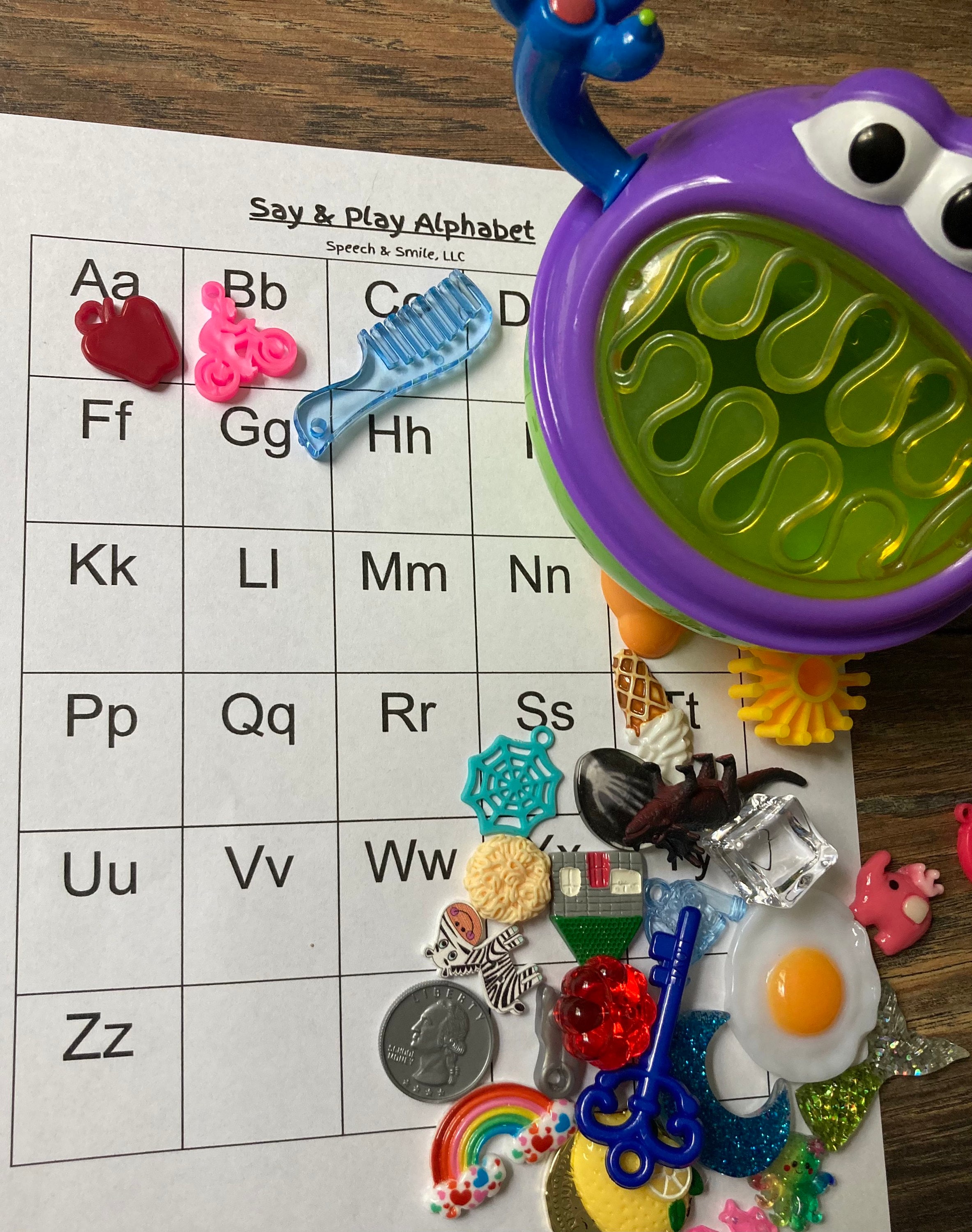 Alphabet Objects Monster KitAlphabet Sound ObjectsBeginning Sound