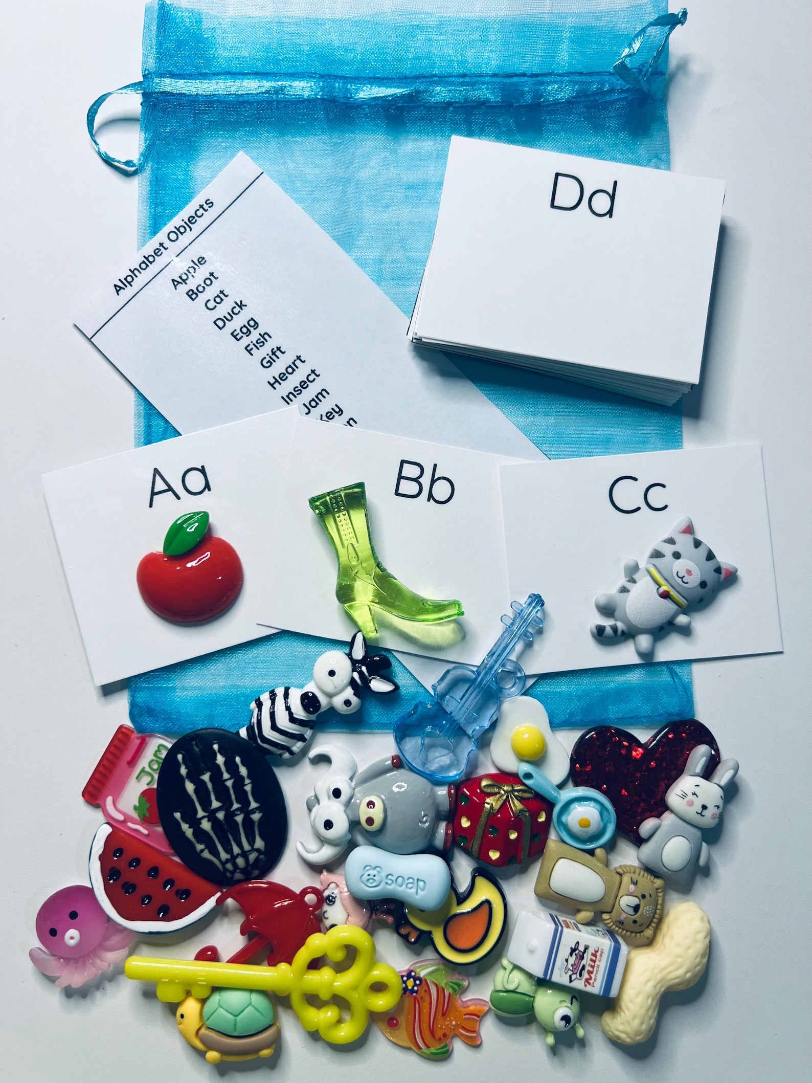 Alphabet MINI Objects Trinkets - Beginning Sound Objects Alphabet ...