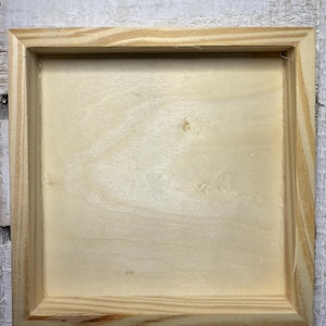 Houten dienblad - zandbak Klein houten opbergvak