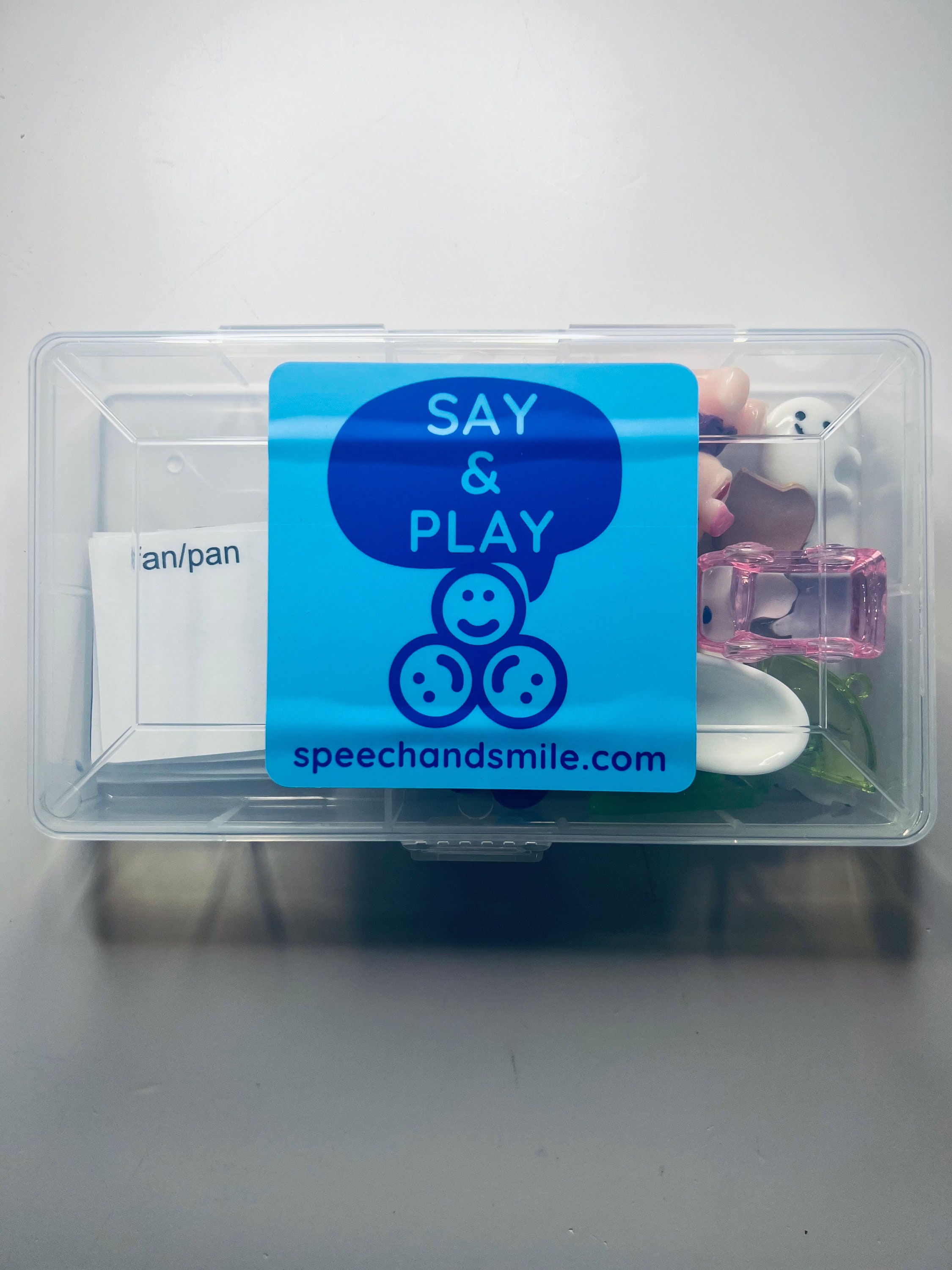 Minimal Pairs Mini Objects Kit Speech Therapy Mini Objects Articulation ...