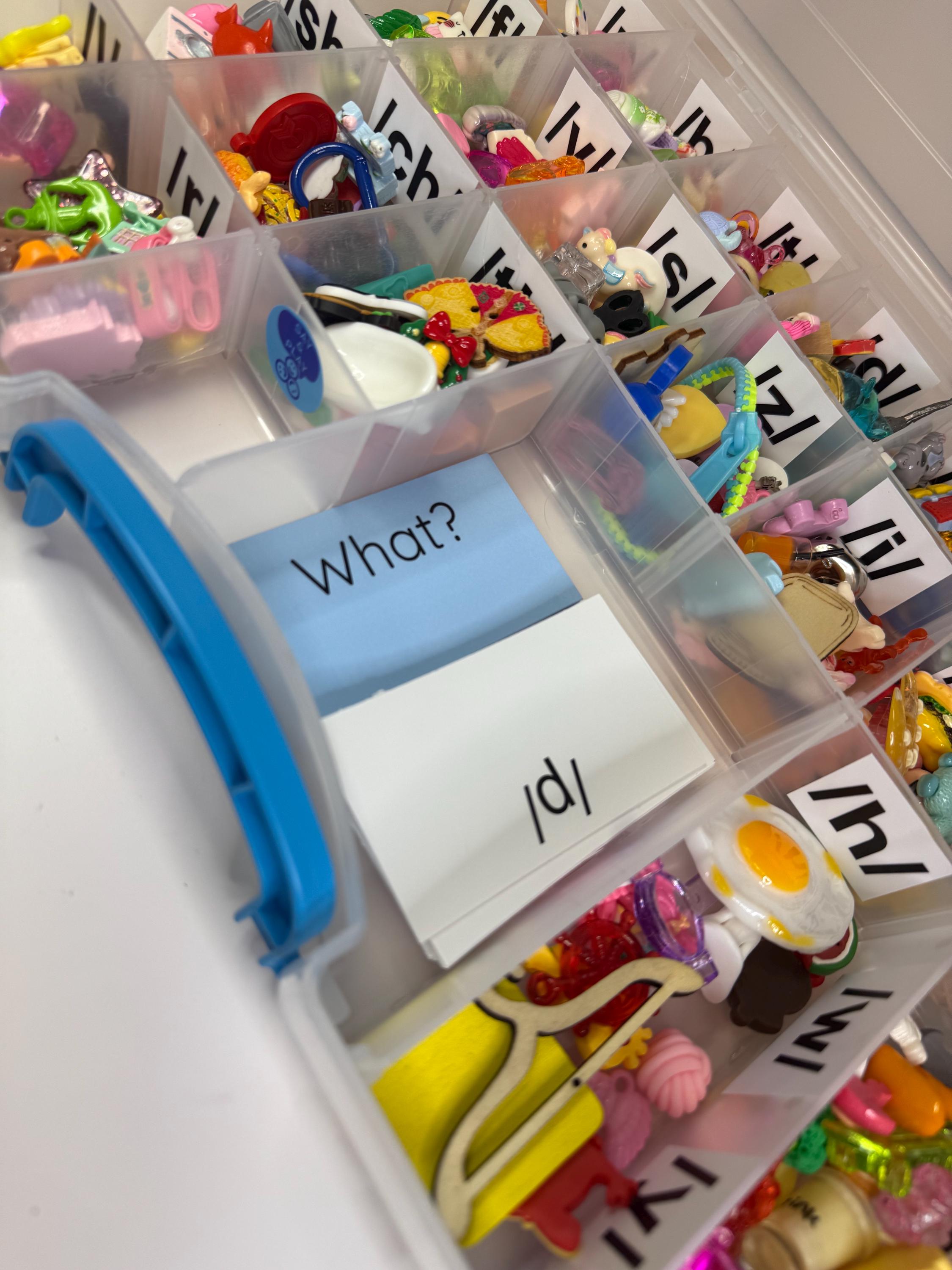 Say & Play Mini Objects Speech Therapy Kit – 300+ Articulation Trinkets ...