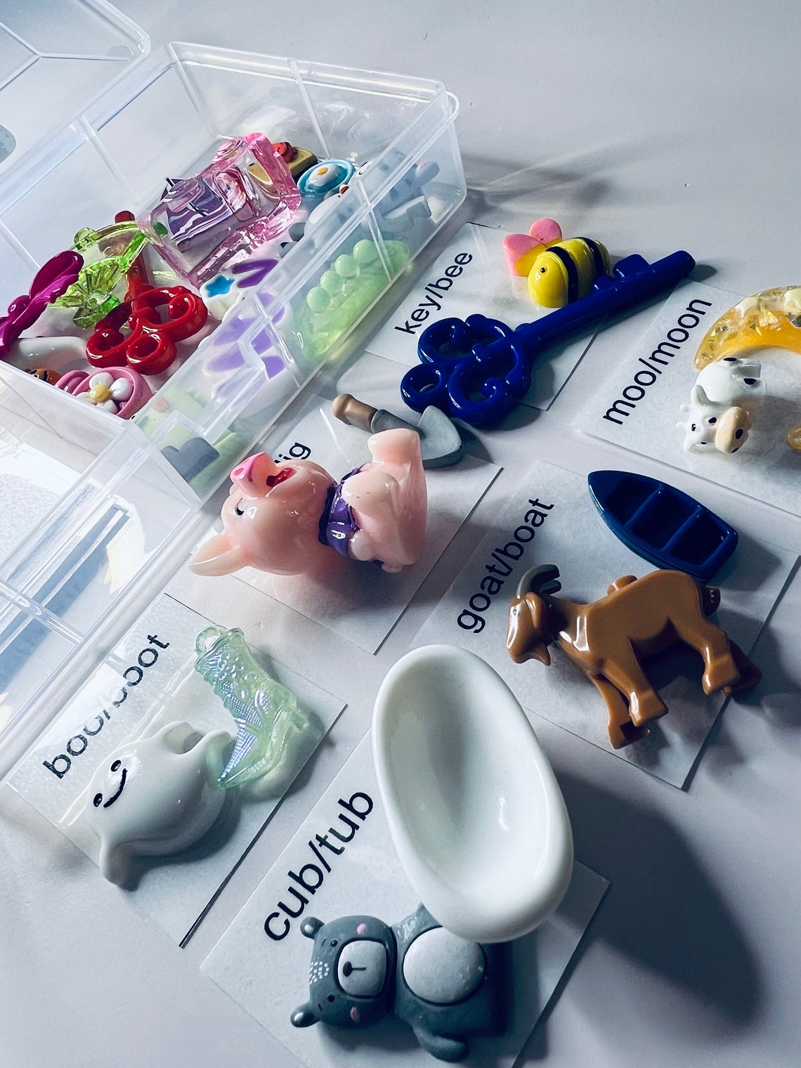 Minimal Pairs Mini Objects Kit Speech Therapy Mini Objects Articulation ...