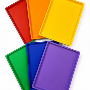 Farbsortierschalen-Set (6 Stück) | Sortierschalen für Mini-Objekte | Farberkennungsübung für Vorschulkinder | Sortierübung für die Sprachtherapie | Montessori