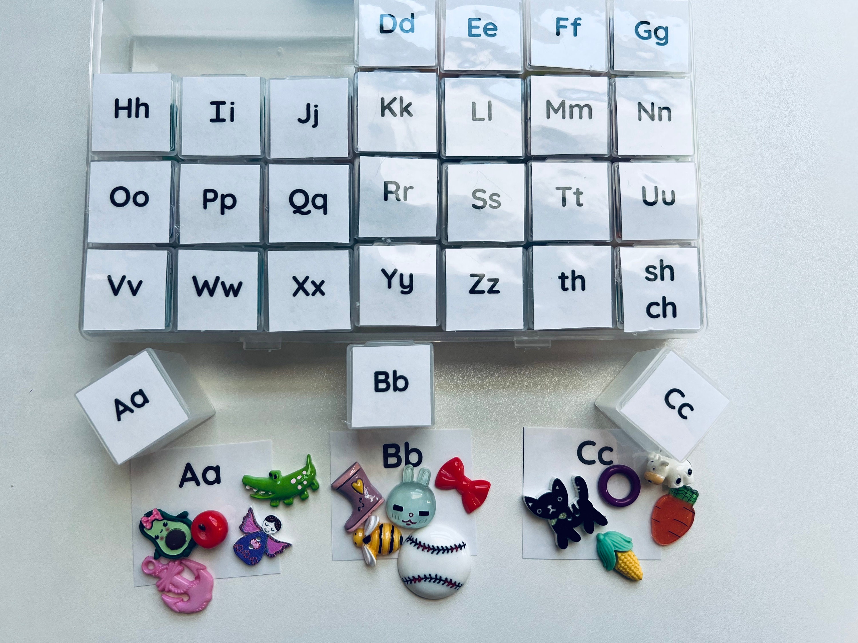 Alphabet Mini ObjectsBeginning Sound ObjectsAlphabet TrinketsLearn