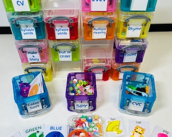 Speech Therapy Mini Objects Set-Speech Therapy Activities-Mini Objects for Speech Goals