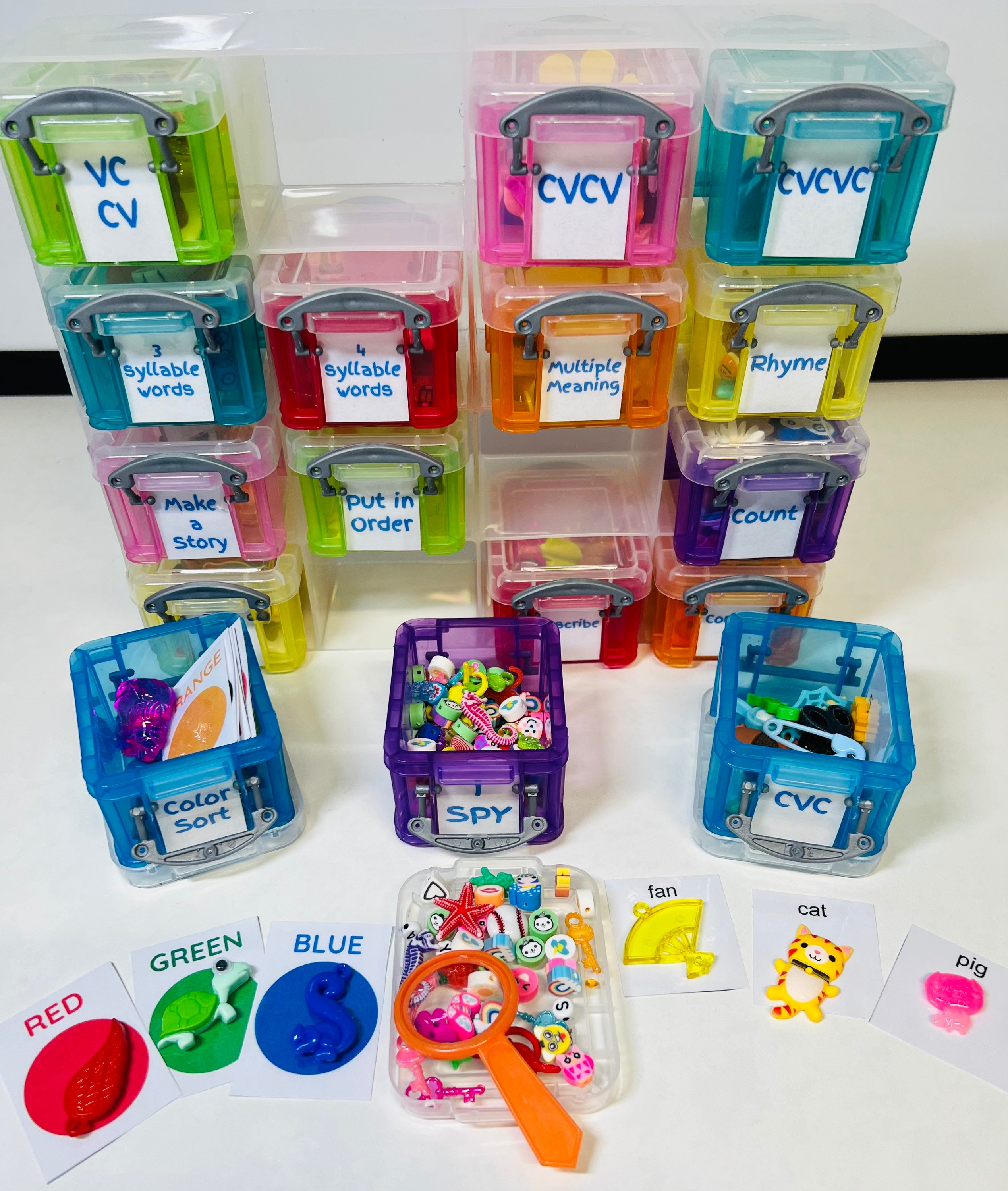 Speech Therapy Mini Objects Activities Mini Objects Set Trinkets in ...