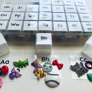 Alphabet Objects With Storage Alphabet Trinkets Individual MINI Boxes ...