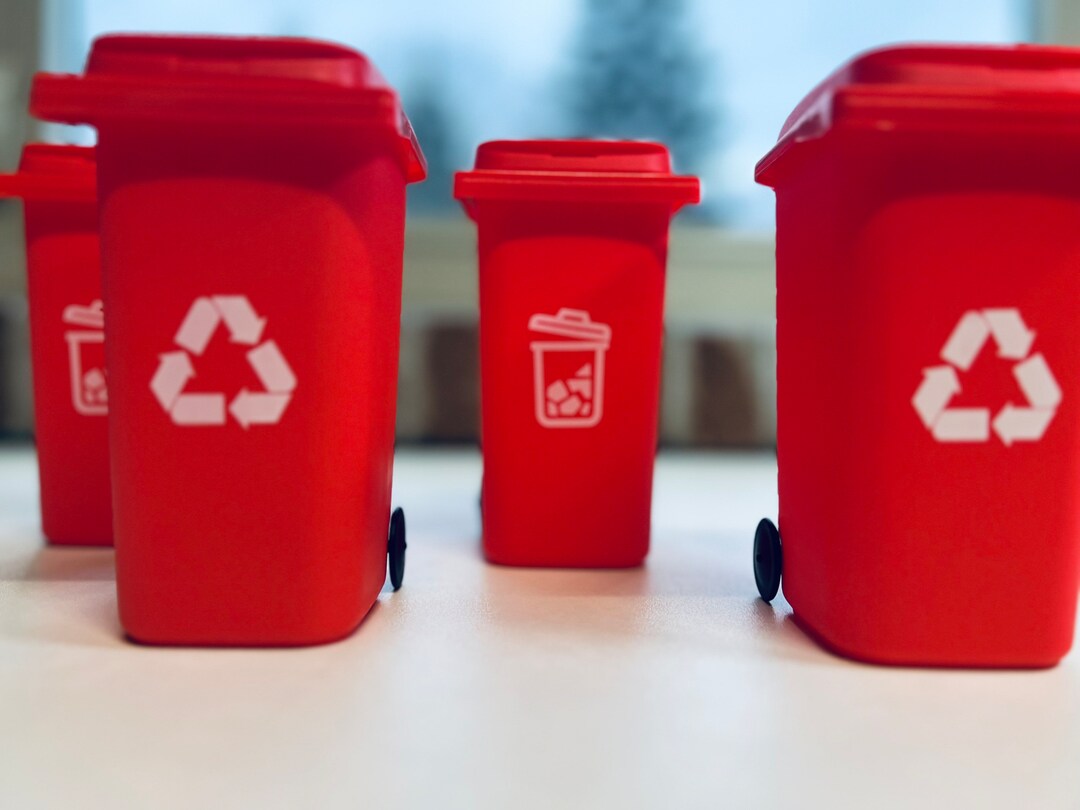 Mini Recycle Binmini Trash Can Pencil Holdermini Object Storage