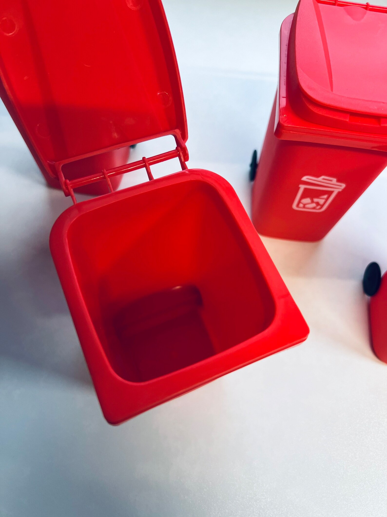 Mini Recycle Binmini Trash Can Pencil Holdermini Object Etsy