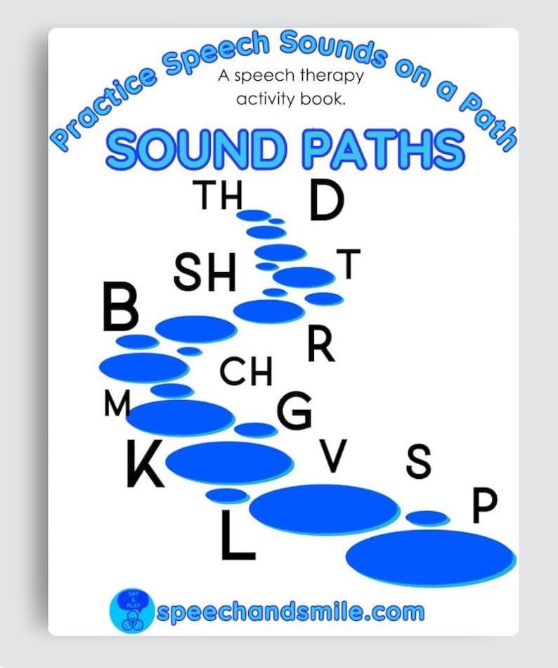 Speech Therapy Activity Book I Spy Paths Speech Sounds Say and Spy All ...
