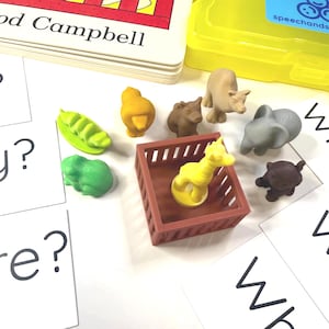 Dear Zoo Story Kit with Mini Objects Speech Therapy Zoo Book