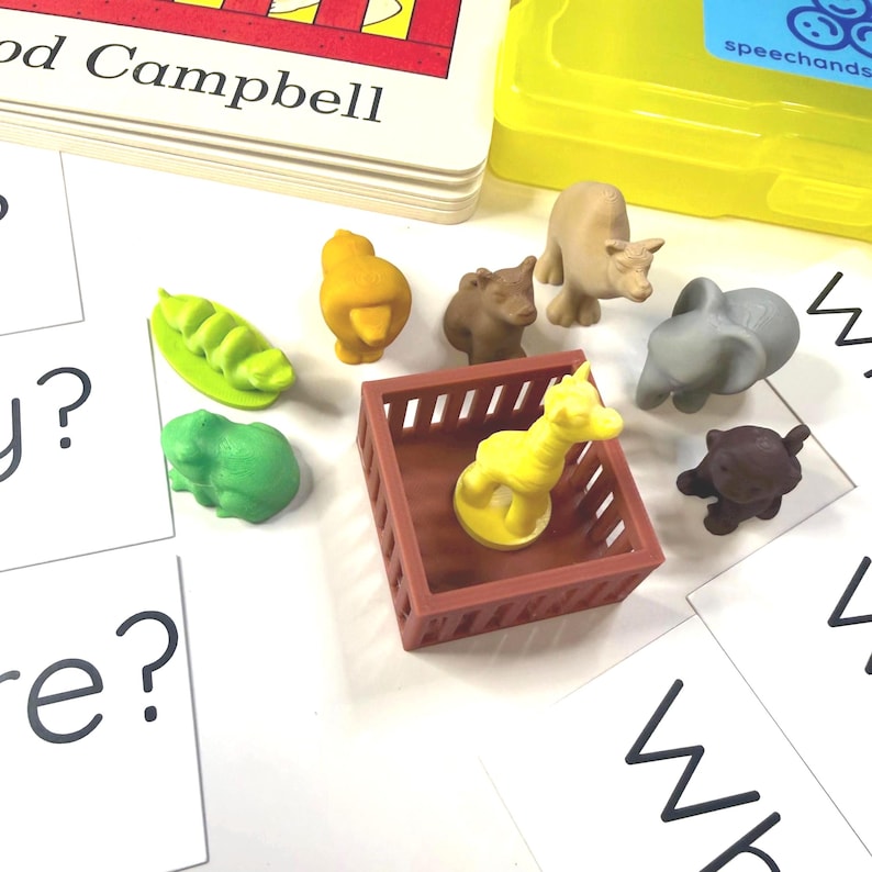 Dear Zoo Story Kit with Mini Objects Speech Therapy Zoo Book