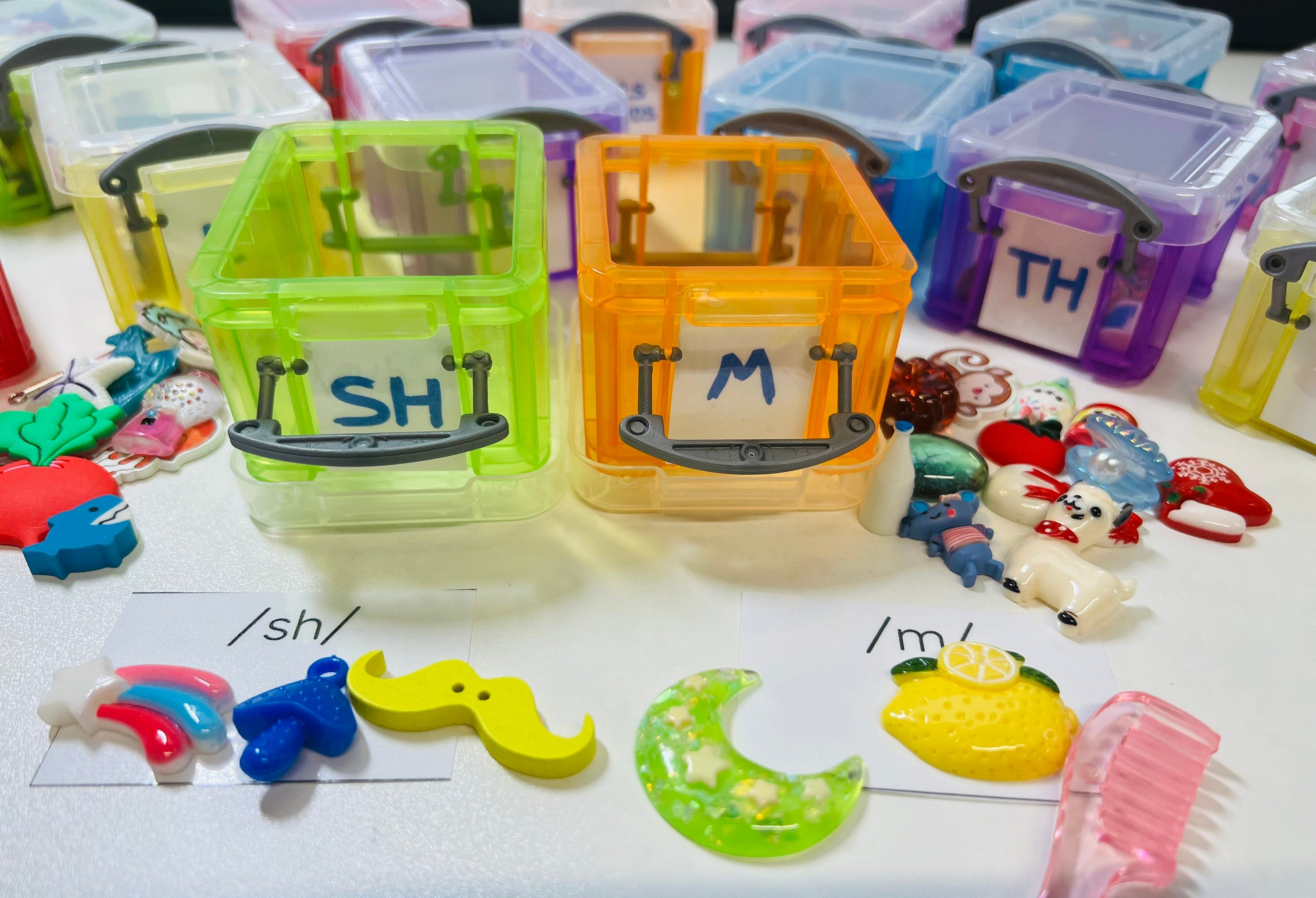 Objects In Box Speech Sound Mini Object Boxes INDIVIDUAL Box Trinkets for Articulation ...